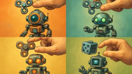 How Do Fidget-Controlled Robots Harness Metastability?