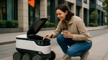 How Do Humans Feel About Handing Packages to Delivery Robots?
