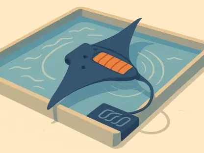 Magnetic Fields Unite Power and Motion in Soft Manta Robot