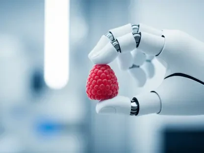 Soft Robot Hand Bends to See and Feel Like a Human